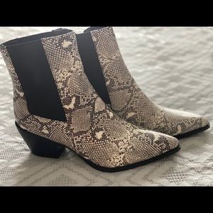 Men, stacked heel, dress boots